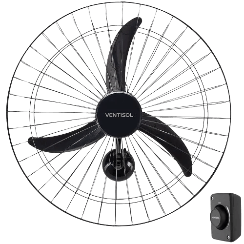 Ventilador de parede 60 cm oscilante grade de a�o