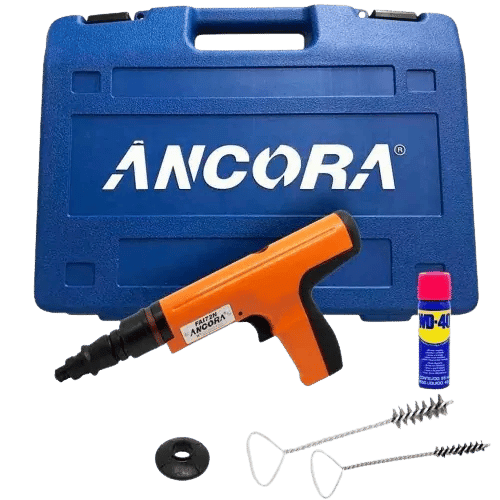 Pistola para fixa��o a p�lvora com maleta