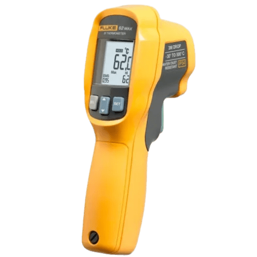 Mini term�metro digital infravermelho com mira laser - 62MAX
