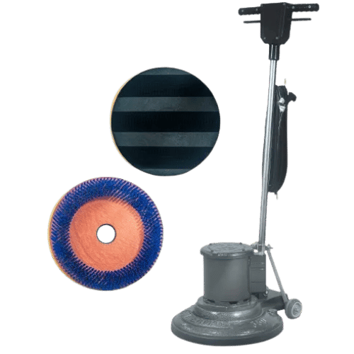 Enceradeira industrial 1/2 hp 350mm com escova de nylon e suporte - CL350 