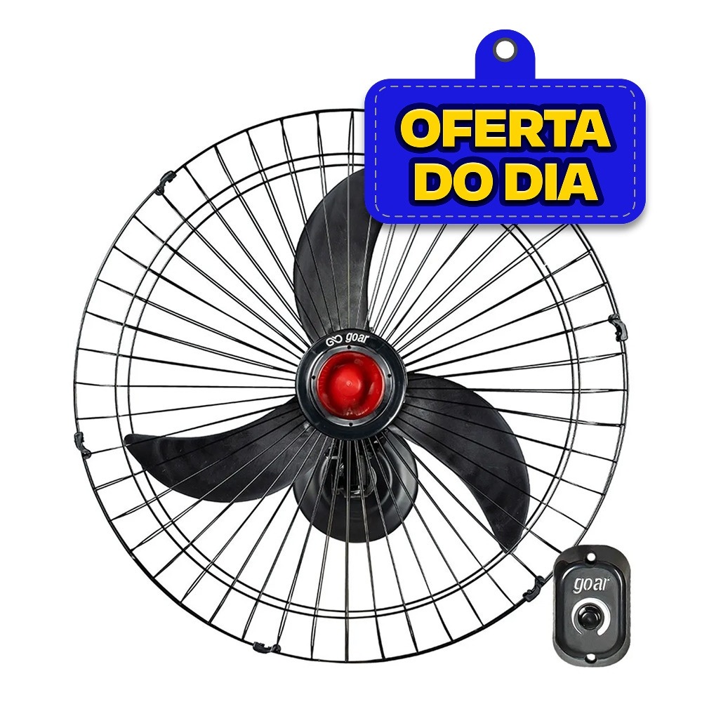 Ventilador de parede 70cm oscilante - bivolt