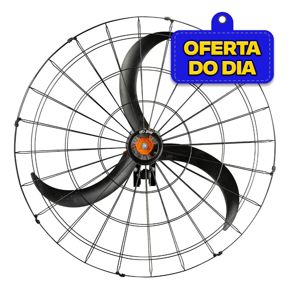 Ventilador de parede industrial 1 metro fixo