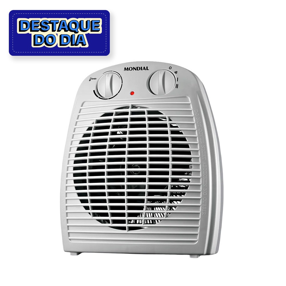 Aquecedor el�trico 2.000 watts 3 em 1 