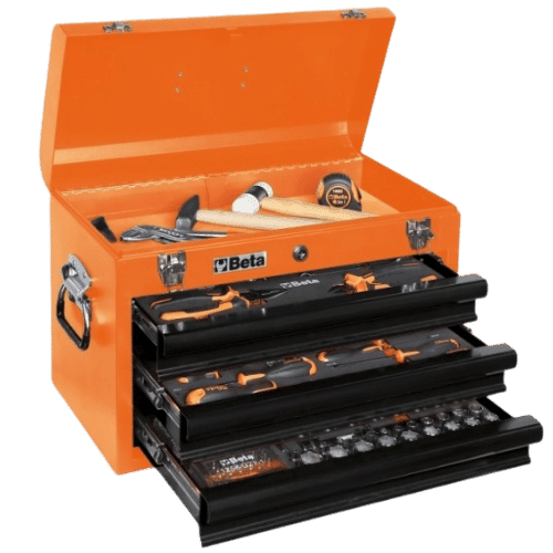 Gabinete para ferramentas 3 gavetas met�lico com 159 pe�as - 2200E/21
