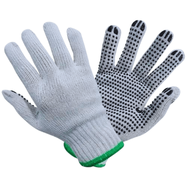 Luva de malha pigmentada tricotada