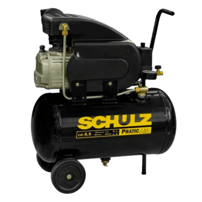 Compressor de ar 8,5 p�s 25 litros 2hp 120 lbs  Pratic Air CSI 8/25L 110V