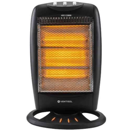 Aquecedor de ambientes 1.200 watts a halogeno - AH