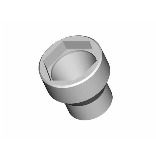 Soquete sextavado de 60 mm com encaixe de 3/4 Soquete sextavado de 60 mm com encaixe de 3/4