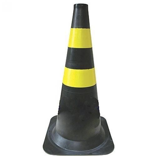 Cone para sinaliza��o 50 cm com 2 faixas - RM-42
