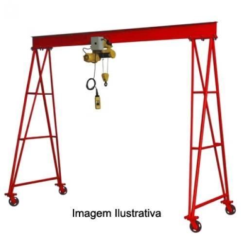 Guindaste pórtico tubular móvel capacidade 1 tonelada - RLL-1000 Guindaste pórtico tubular móvel capacidade 1 tonelada - RLL-1000