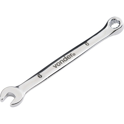 Chave combinada 6 mm a�o cromo van�dio