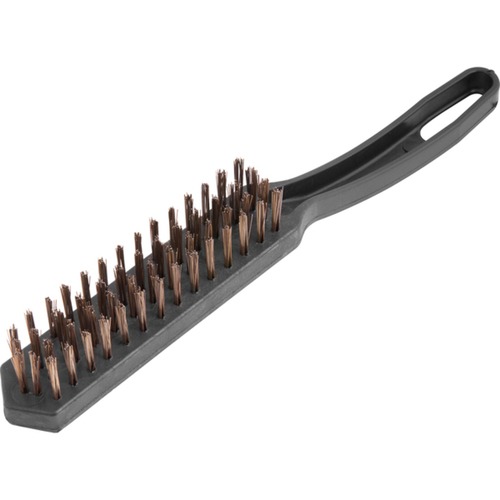 Escova manual com cerdas de a�o 5 fileiras com cabo