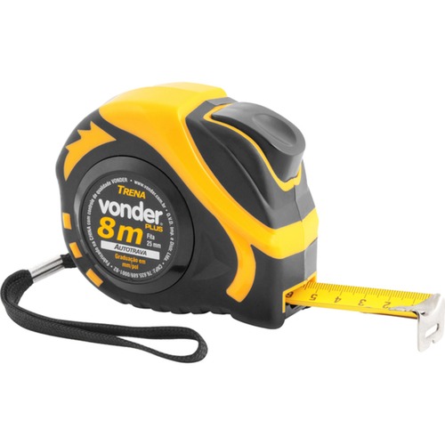 Trena com fita de a�o 25 mm x 8 m com trava