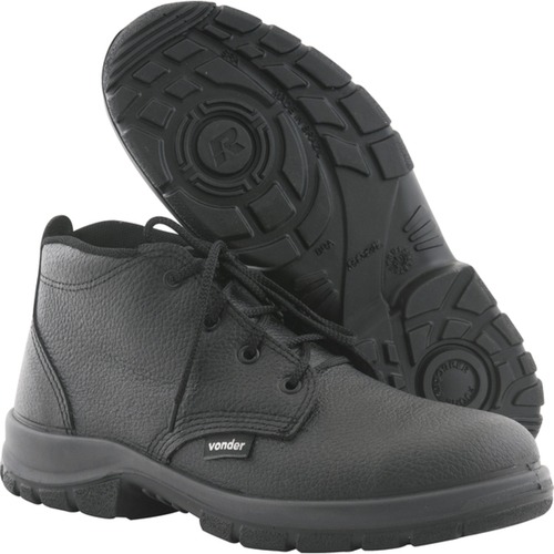 Botina em couro sint�tico com cadar�o BCV 0043