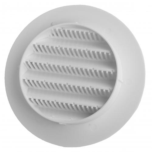 Grade de ventila��o pl�stica para duto de 100 mm