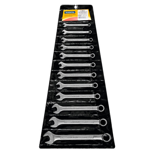 Jogo de chave combinada de 6 a 22 mm em a�o especial com 12 pe�as 