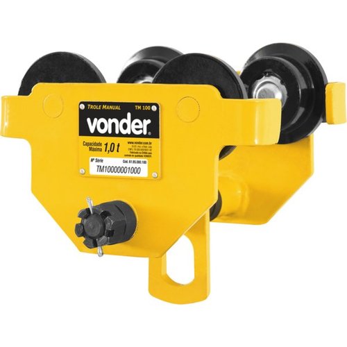 Carro trole manual com capacidade para 1 tonelada - TM100