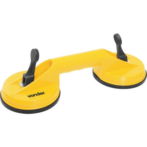 Ventosa dupla em pl�stico ABS capacidade 50 kgf