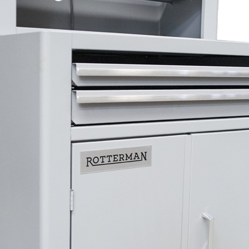 Rack fechado para computador com visor de acrílico - RLL-89 Rack fechado para computador com visor de acrílico - RLL-89