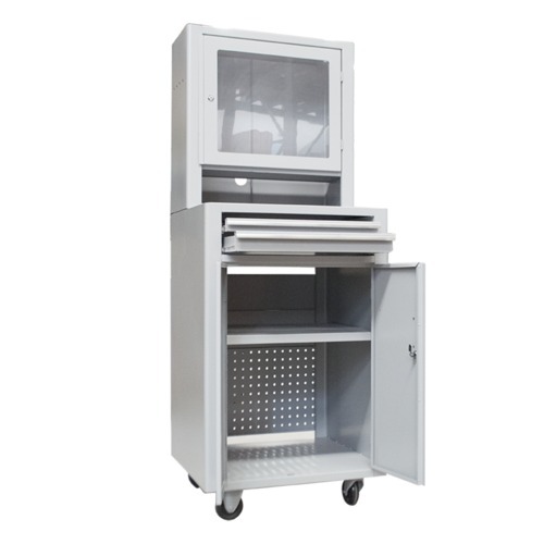 Rack fechado para computador com visor de acrílico - RLL-89 Rack fechado para computador com visor de acrílico - RLL-89