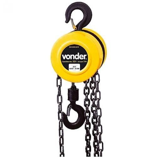 Talha manual capacidade 5 toneladas 3 metros de corrente Talha manual capacidade 5 toneladas 3 metros de corrente