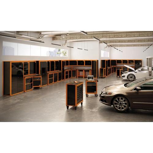 Arm�rio para ferramentas 1 porta e gavetas pl�sticas laranja - 44955011