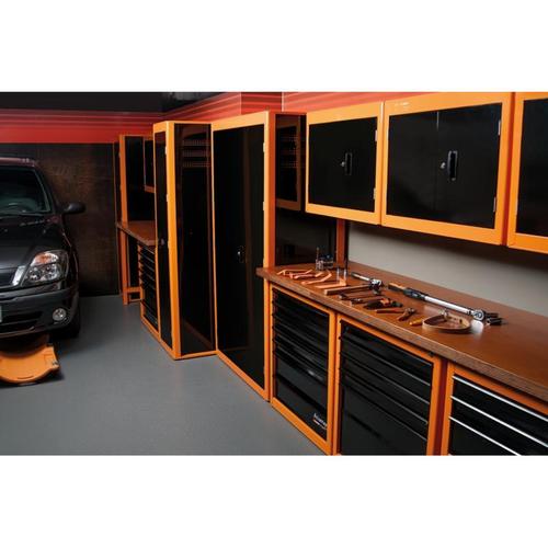 Arm�rio para ferramentas 1 porta e gavetas pl�sticas laranja - 44955011