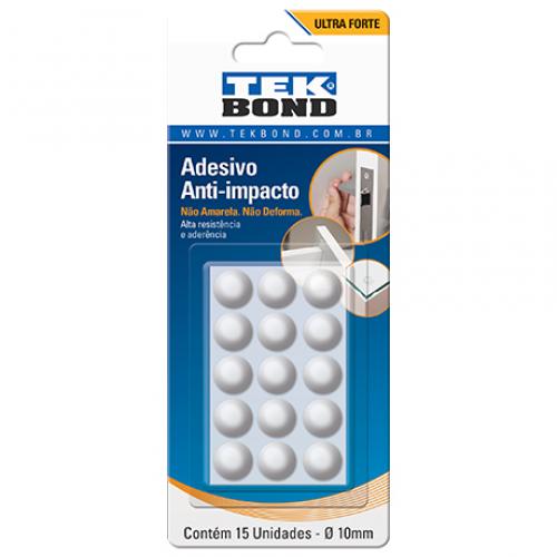 Protetor adesivo anti-impacto gota 10 mm com 15 unidades Protetor adesivo anti-impacto gota 10 mm com 15 unidades