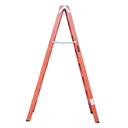 Escada tesoura dupla em fibra de vidro 8 degraus 2,40 m - ESC08240