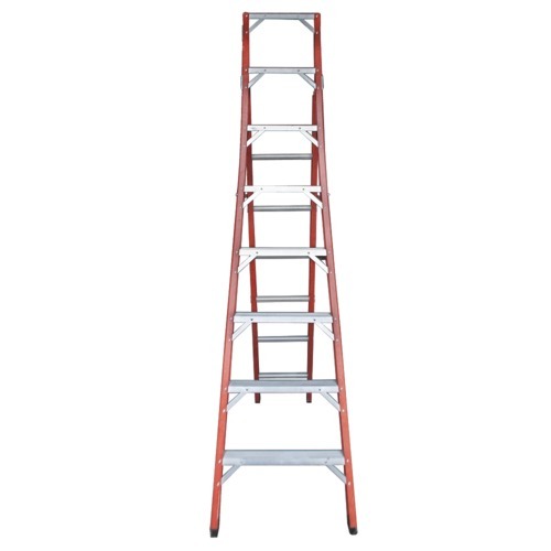 Escada de fibra de vidro 8 x 13 degraus 2,40 x 4,15 m modelo multiuso - FMU-8/13