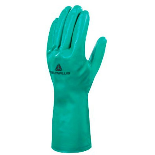 Luva de l�tex nitr�lica flocada 33 cm G
