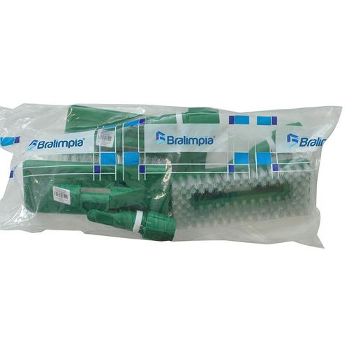 Escova macia com suporte com 3 pe�as - Limpa tudo