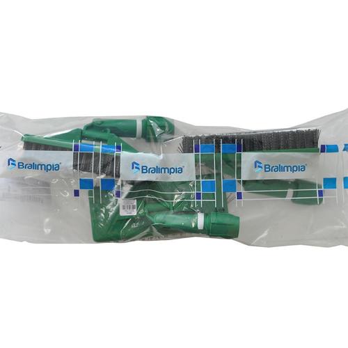 Escova reforçada com suporte com 3 peças - Limpa tudo Escova reforçada com suporte com 3 peças - Limpa tudo