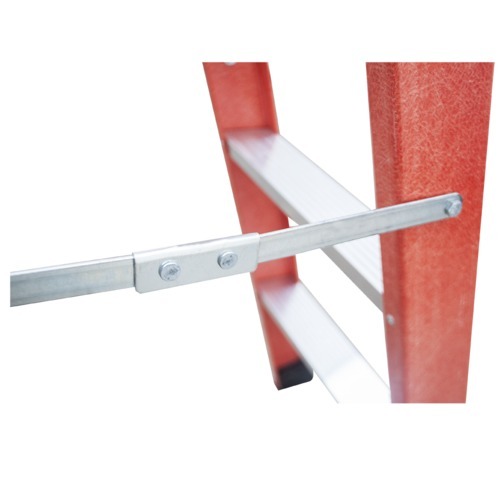 Escada tesoura dupla em fibra de vidro 12 degraus 3,60 m - ESC12360