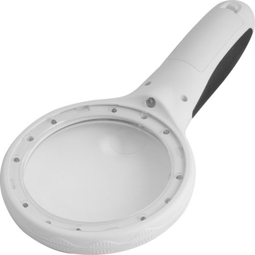 Lupa 90mm com LED e lente secund�ria