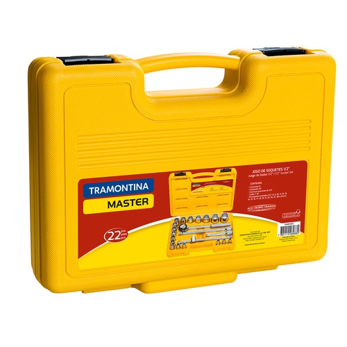 Jogo de soquete estriado de 8 a 32 mm encaixe 1/2