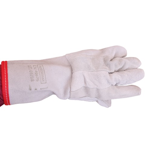 Luva de raspa com refor�o 20 cm - RLL-LR20