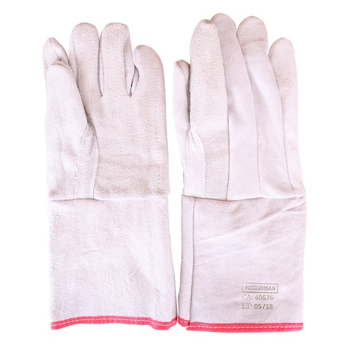 Luva de raspa com refor�o 20 cm - RLL-LR20