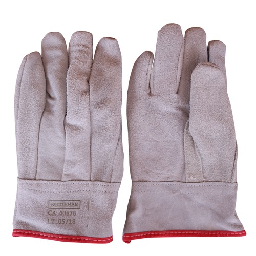 Luva de raspa com refor�o 7 cm - RLL-LR-07