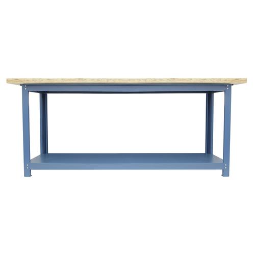 Bancada desmont�vel tampo compensado pinus 2000 x 600 x 40 mm tampo inferior chapa