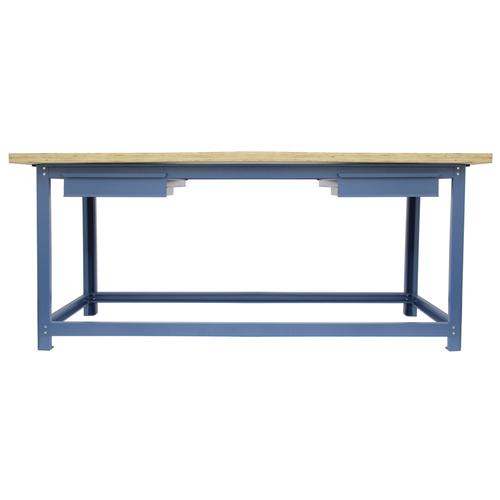 Bancada desmont�vel tampo compensado pinus 2000 x 800 x 40 mm c/ 2gavetas - NB-4