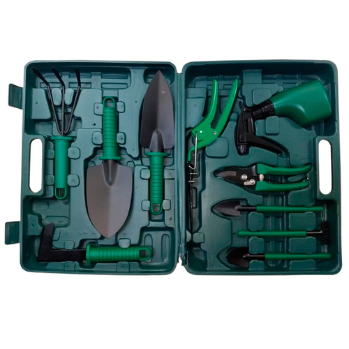 Jogo de ferramentas para jardinagem com 10 pe�as