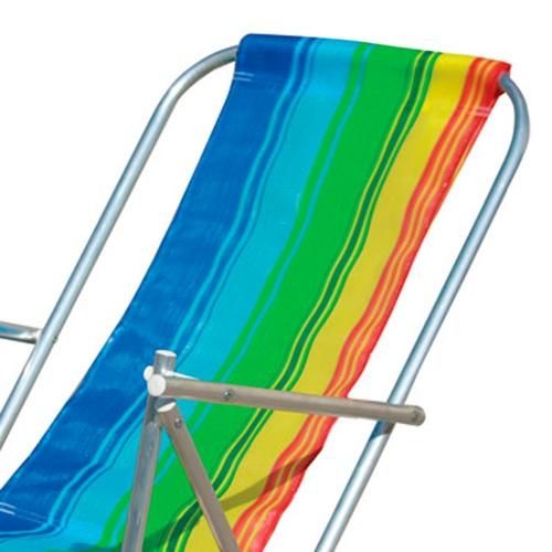 Kit 2 Cadeira de praia dobr�vel em 2 posi��es - CAD0041