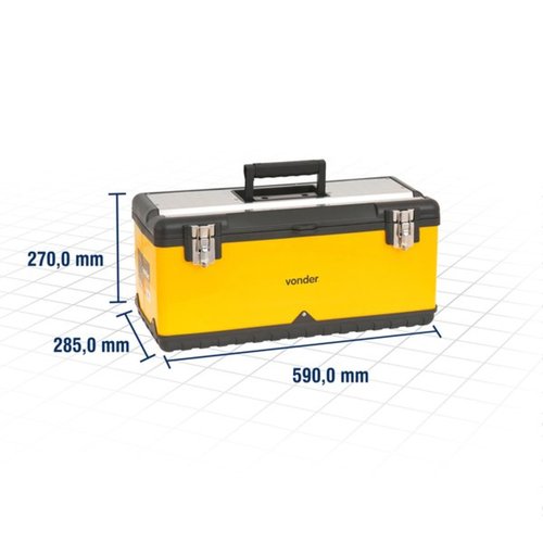 Caixa met�lica para ferramentas e equipamentos - CMV0590