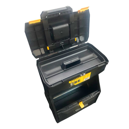 Caixa pl�stica para ferramentas monobloco com rodas 18