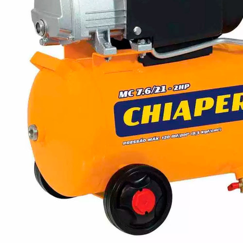 Compressor de ar 7,6 p�s 21 litros 2 hp - MC7.6/21  110V