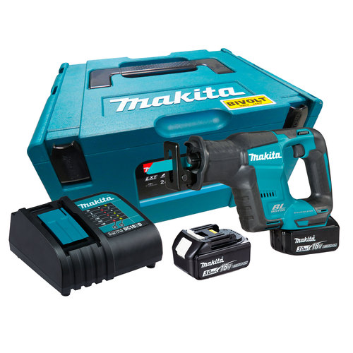 Serra Sabre a bateria 18 volts com 2 baterias e maleta - DJR188RFJ 110V/220V Serra Sabre a bateria 18 volts com 2 baterias e maleta - DJR188RFJ 110V/220V