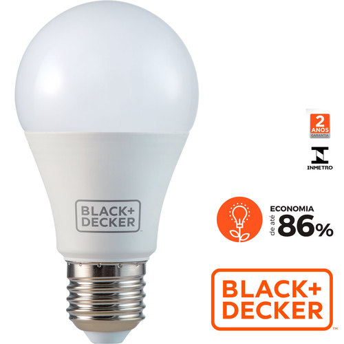 L�mpada led bulbo 12 watts 1055 l�mens branca - BDA6-1000-02  110V/220V