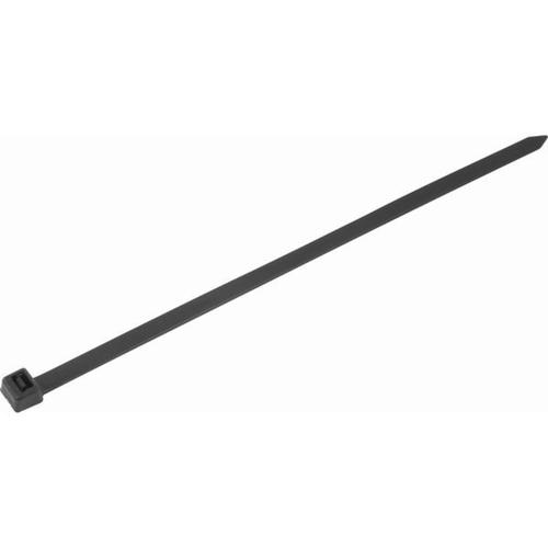 Abraçadeira de nylon preta 9 mm x 28 cm com 100 peças Abraçadeira de nylon preta 9 mm x 28 cm com 100 peças