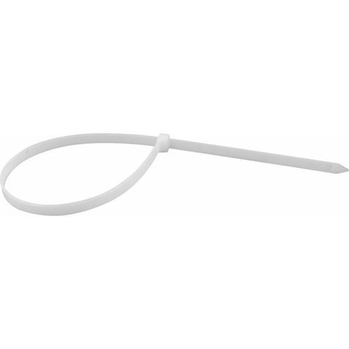 Abra�adeira de nylon branca 12 mm x 64 cm com 100 pe�as